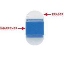 sharpener and eraser
